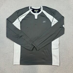 Klim Summit Long Sleeve Men's T-Shirt Gray Large Moto Outdoor Activewear